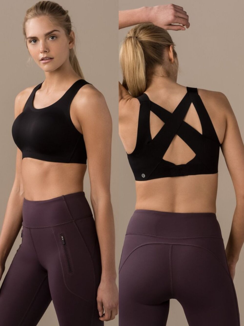 Lululemon Black Ultralu Enlite Sports Bra
